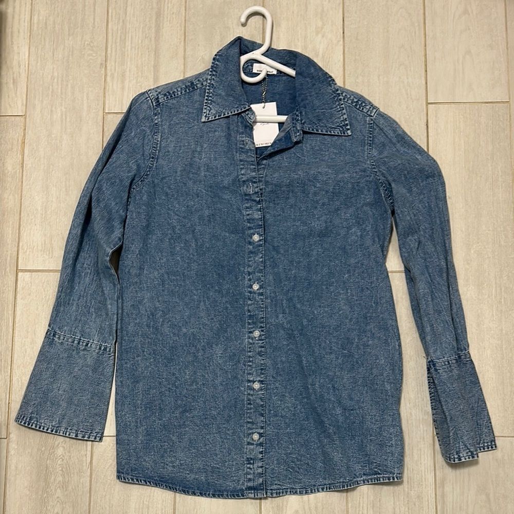 NWT we wore what XS denim dress